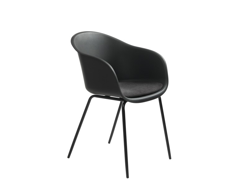 Krzesło Topley Arm czarne - Intesi